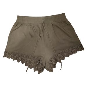 Ambiance Apparel Olive Green Women's Shorts